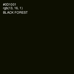 #0D1001 - Black Forest Color Image